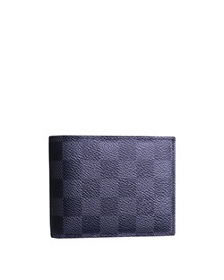 Louis Vuitton Amerigo Wallet, Canvas, Damier Graphite, RA1197, DB, Box